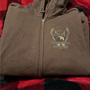 Harley-Davidson Brown Chicago Skyline Tee